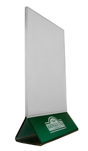 Tốt nhất thân thiện với môi Morden <span class=keywords><strong>acrylic</strong></span> đơn chủ đứng kích thước 4x6 inch với logo in ấn cho các nhà hàng hoặc quán bar - Product Image 2