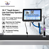 Impresora Industrial de Inyección de Tinta Térmica IPS-8810, 208 M/min, 600 DPI, Impresora de Códigos por Lotes para Línea de Producción, Máquina de Codificación de Cartones