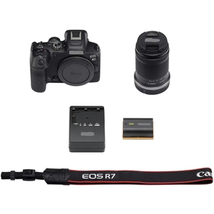 Cámara Digital sin Espejo <span class=keywords><strong>R7</strong></span> con Lente RF-S 18-150mm IS con Sensor CMOS y Tarjeta de Compatibilidad - Product Image 3
