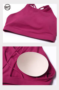 Sujetador Deportivo de Yoga Tallas Grandes, Ligero, Transpirable, de Cintura Alta, con Espalda Cruzada, de Spandex, con Gran Soporte - Product Image 6