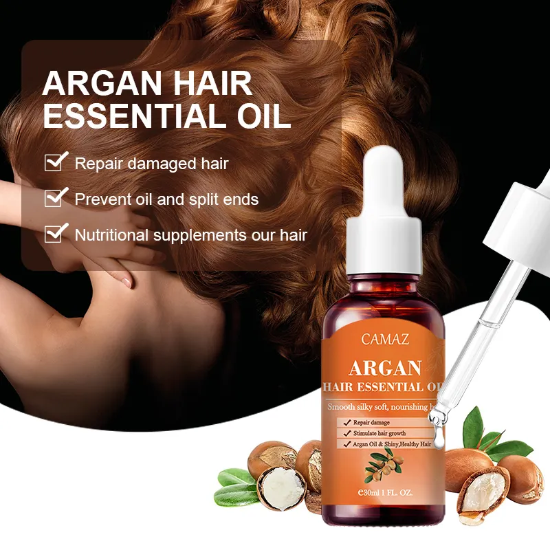 New arrived 30ml argan oil hair essential oil serum moroccan argon organic morocco argan oil for hair
