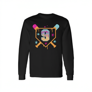 Camiseta de manga larga con diseño de béisbol para el 9º cumpleaños, regalo para niños de 9 años - Product Image 2