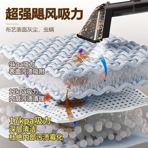 Fabric Cleaner C688 1.1L Clean Water Tank 1.2L Wastewater Tank Stain Removal Sofa Carpet Mattress Cleaning Machine - Product Image 1