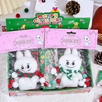 Jouet anti-stress compressible en forme de bonbon de Noël, pâte comestible au toucher doux pour filles et garçons de 3 ans et plus, jeunes (15-35 ans), en matériau EVA, cadeau