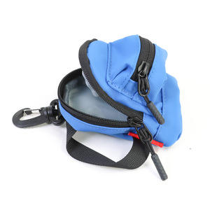 <b>Mini</b> Coin Purse Key <b>Pouch</b> Black Portable Outdoor Sports Accessory Bag Unisex Size Below 2 Inch Solid Color - Product Image 3