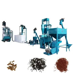 Complete Automatic Poultry Livestock Animals Feed Production Line With Reasonable Price