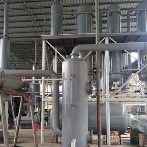 Pneumatico di scarto dell'impianto di pirolisi completamente continuo per olio combustibile e macchina di pirolisi nerofumo con installazione