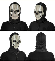 Disfraz de fantasma de Call of Duty para Halloween, máscara de látex de líneas dobles con estampado personalizado de Call of Duty, máscara de fantasma gritando espeluznante