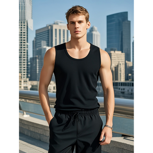 Ultra-Breathable & Moisture Wicking for Active Wear High-Performance Men's <b>Sleeveless</b> Tank Tops - Product Image 5