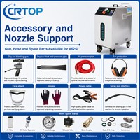 Nettoyeur à glace sèche Crtop avec pistolet, tuyau et support de buse optionnel pour projets de nettoyage industriel A625i