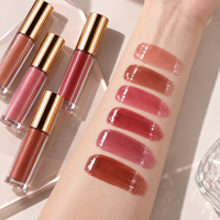 Rouge à lèvres liquide brillant, crème onctueuse, légère, haute pigmentation, longue tenue, étiquette privée, logo personnalisé, vente en gros