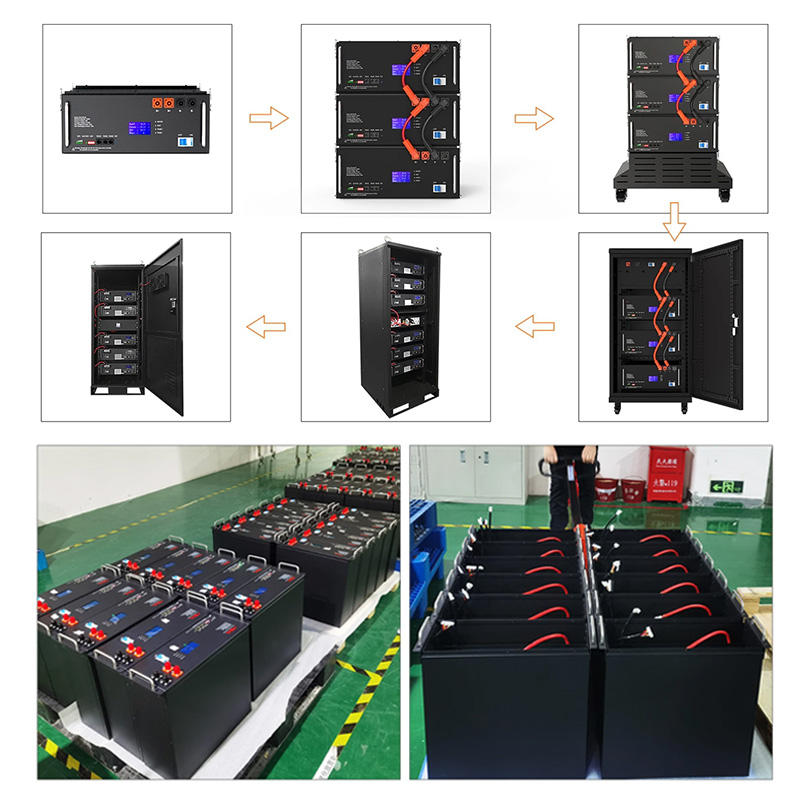51.2V 200Ah LiFePO4 BMS Rack-Mounted Stackable Solar Inverter 10-20kW ...