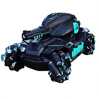 Véhicule blindé de combat transfrontalier à bombes à eau, modèle de char électrique en plastique avec détection de geste et fonction drift, style TikTok
