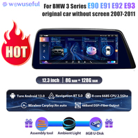 Reproductor Android 12,3 para coche de 13,0 pulgadas para Benz 3 Series E90 -E93 coche Original sin pantalla 07- 10ys Dsp SISTEMA DE Radio estéreo navegación