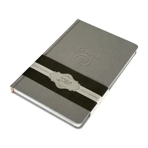 Full Color Printing Hard Cover Reliëf Logo Custom Journal Gift Set Met Doos