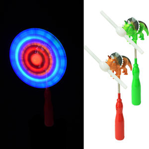 Led Flash ing Rainbow Spinning Light Windmühle Stick Partys liefert Kinder Windmühle Spielzeug Led Light Up Dinosaurier Windmühle Zauberstab - Product Image 2