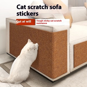 Mèo Scratch Da Đồ Nội Thất Sofa Bảo Vệ Tự Dính Sửa Chữa Sofa Tường Sticker Có Thể được Cắt Mèo Mèo Cây Cào - Product Image 3