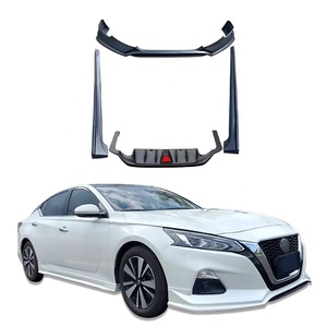 Front Bumper Lip for 2019-2021 ABS Material <b>Car</b> Body Kits Side Skirts Rear <b>Diffuser</b> Third Light New Exterior - Product Image 2