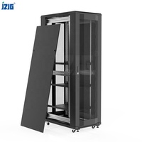 Rak Server baja 19 inci 42U, 600x600 DENGAN HARGA TERBAIK, kabinet jaringan pintu jala pusat Data tersedia