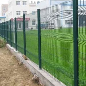 6 feet dây sắt màu xanh đậm lưới 3D gấp hàng rào an ninh tấm sơn tĩnh điện khung kim loại thiết kế tùy chỉnh cho hàng rào trang trại - Product Image 2