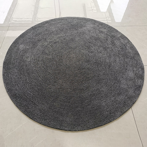 2025 nouveau <span class=keywords><strong>tapis</strong></span> <span class=keywords><strong>gris</strong></span> personnalisé tufté à la main fait à la machine NZ laine <span class=keywords><strong>bambou</strong></span> soie <span class=keywords><strong>tapis</strong></span> écologique moderne rond maison décoration intérieure - Product Image 5