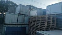 Panneaux solaires de type N d'occasion en liquidation, avec feuille arrière blanche, portables, panneaux solaires HJT usagés en promotion