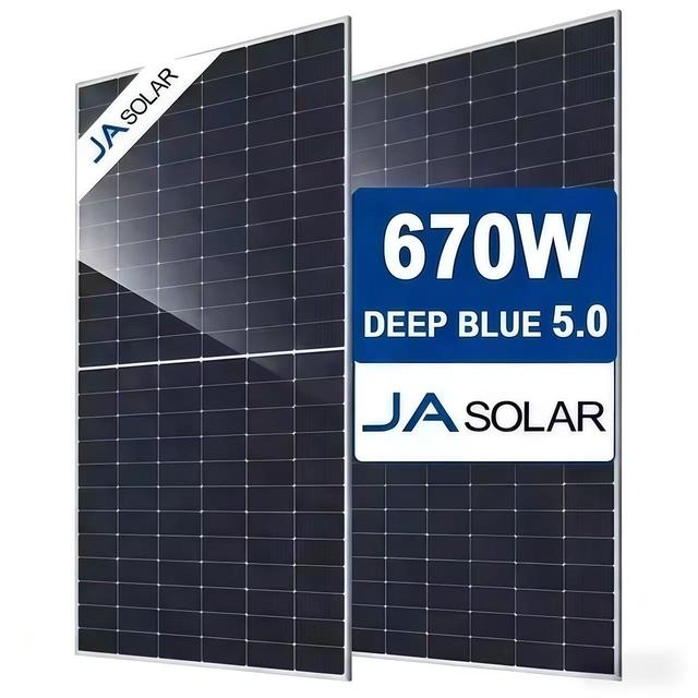 JA SolarJAM66D50 GB n-type Double Glass Bifacial Modules Solar Panel Double Glass 26% Efficiency IP68 Mono PV Module Solar Panel