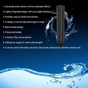 Caneta Testadora de Aquário Moderna de Alta Precisão, Portátil, Ecológica, Versão WIFI de Plástico Quadrada de 5W para <span class=keywords><strong>PH</strong></span> - Product Image 6