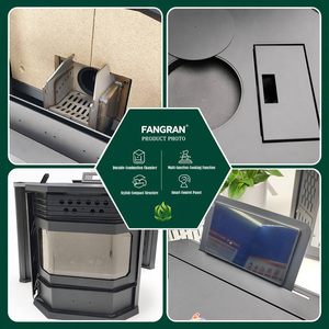 Fangran 120A OEM ODM 18kW WiFi Touch <strong>Panel</strong> Pellet Stove, High Heat Efficiency Dual Fuel Remote <strong>Fireplace</strong> <strong>for</strong> Villa Self-Built - Product Image 5