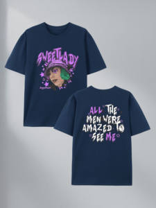 เสื้อยืดลายกราฟิก Sweet Lady ผ้าฝ้าย 100% คลังสินค้าในสหรัฐอเมริกา 7 สี - Product Image 4