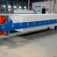 Presse à filtre hydraulique automatique pour la déshydratation des boues, séparation solide-liquide pour le traitement des eaux usées