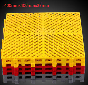 Dalles de sol modulaires en PP pour garage, tapis de drainage emboîtables pour lave-auto et parking - Product Image 3