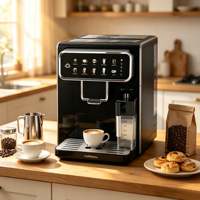 Máquina de Café Espresso Frío Comercial Portátil Anbolife, Acero Inoxidable, Silenciosa, 15 Bares, OEM
