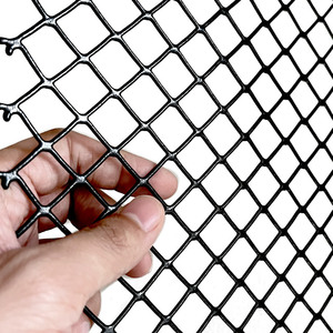 חורים בצורת יהלומים דקורטיביים השטוחים אלומיניום מורחבת רשת מתכת לתקרה וחזיתות - Product Image 3