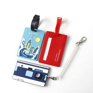 Wholesale Custom Soft Rubber PVC Luggage Tag Personalized with Letter Pattern for Individual Travel - Product Image 5