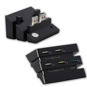TP4-832 Hub USB para <span class=keywords><strong>PS4</strong></span> <span class=keywords><strong>Pro</strong></span>, Adaptador USB de Alta Velocidad con Cable Convertidor de Expansión USB 3.0 y 2.0 - Product Image 2