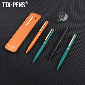 TTX personalizado mate negro lujo naranja Oficina firma Metal rodillo bolígrafos pluma personalizada para empresa - Product Image 3
