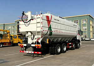 รถบรรทุกขนส่งอาหารสัตว์แบบเทเองได้ ขนาดใหญ่ ราคาประหยัด ความจุ 45000 ลิตร - Product Image 2