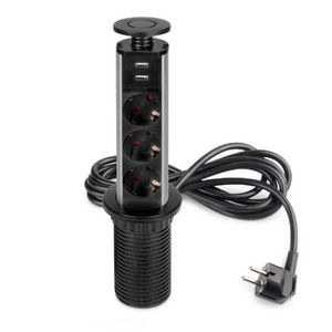 Multipresa Elettrica Rimovibile Nera con Connettori Multipli - Product Image 1