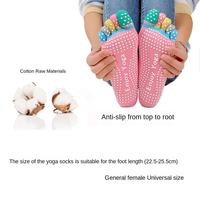 Chaussettes de yoga professionnelles personnalisées pour femmes, antidérapantes, à cinq doigts, de compression, fines, pour le diabète, vente en gros