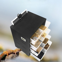 Terrarium pour reptiles sur mesure, design moderne, durable, avec plateau en plastique respirant et cadre en fer PVC – Vente en gros
