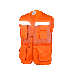 CITICITY Hi-Viz <b>Security</b> Construction Vest Reflective Polyester Jacket with Logo Customized Safety Uniform <b>Tape</b> - Product Image 1