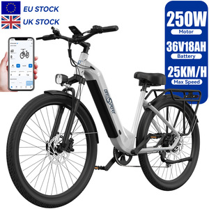 Bicicleta Híbrida Onesport OT05 250W 36V 18.2ah con Batería de Litio para Adultos, Almacén de Fábrica en la UE, Bicicleta Eléctrica Urbana de Aluminio - Product Image 2