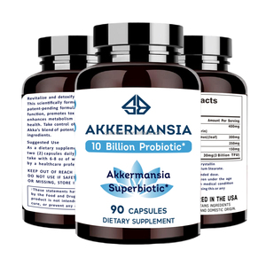 แคปซูลโปรไบโอติก OEM 10 พันล้านจุลินทรีย์ Akkermansia Muciniphila เกรดอาหาร บำรุงลำไส้สำหรับผู้หญิง - Product Image 1