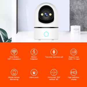 Meilleure qualité 1080p <span class=keywords><strong>Wifi</strong></span> <span class=keywords><strong>surveillance</strong></span> pour animaux de compagnie/bébé caméra Ip Smart <span class=keywords><strong>sans</strong></span> fil suivi intelligent moniteur bébé Vision nocturne H.264 vidéo - Product Image 2