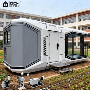 Cabine Apple de luxe Maison capsule spatiale Maison préfabriquée modulaire extensible Petite maison intelligente pour hôtel de villégiature et <span class=keywords><strong>studio</strong></span> d'arrière-cour - Product Image 1