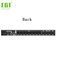Procesador de Audio Profesional EGT Digital de 4 Entradas y 8 Salidas, Software de Sonido, DSP de 48K, Gestión de Altavoces PA