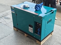 Générateur diesel 10kW 12kW 110V 120V 220V monophasé pour usage domestique, groupe électrogène de secours avec ATS
