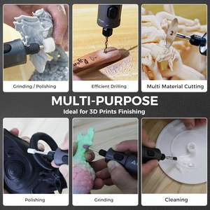 Creality Cordless Rotary Tool Kit S146 3.7V 6-Speed USB Charging Black 3-Year Warranty for 3D Print Finishing - Product Image 3