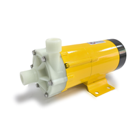 Pompe à eau en plastique PVDF de qualité industrielle 65/90W Mini pompe à entraînement magnétique résistante à la Corrosion pour la gravure de PCB